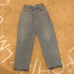Agolde cross waist baggy jeans